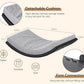 Curved Cat Wall Hammock Bed with Grey Foam Cushion – Floating Cat Wall Shelf Nest for Climbing, Sleeping & Lounging