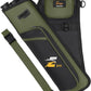 SUNYA Archery Hip Quiver for Arrows. Includes 3 Tubes Arrow Holder, Accessories Pockets and Waist Belt. Fit for Compound and Recurve Bow Practice.