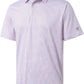 Men's Golf Polo Shirts Short Sleeve Striped Performance Moisture Wicking Dry Fit Golf Shirts for Men
