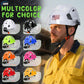 AOLAMEGS Construction Safety Hard Hat - ANSI Z89.1 Type Ι OSHA Approved Safety Helmets with Chin Straps Lightweight Reflective Vented ABS Hard Hats For Men Women Industrial Workwear 6-point Suspension