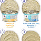 Weruva Wx Phos Focused, Pate & Gravy Formulas Variety Pack, 3oz Can (Pack of 12)