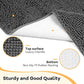 Absorbent Dog Door Mat for Muddy Paws, 72" x 36" Chenille Indoor Mats for Entryway, Trap Dirt Front Door Mat Indoor Entrance Washable Non Slip Soft