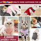Cat Recovery Suit, Breathable Cat Surgery Recovery Suit Female, Kitten Onesie for After Surgery Spay Surgical Abdominal Wound Skin Diseases Cone of Shame Alternative (Red,S)