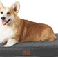 Bedsure Large Dog Bed for Crate - Orthopedic Flat Pet Beds with Removable Washable Cover, Egg Crate Foam Crate Mat, Suitable for Pet Up to 50 lbs
