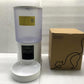 Automatic Cat Feeder Food Dispenser: 6L Timed Small Dog Dry Food Dispenser with 10s Voice - Distributeur Nourriture Chat Hund Programmable - Auto Pet Feeder with 1-6 Meals White