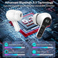 Wireless Earbuds, Bluetooth Headphones 5.3 HiFi Stereo Ear buds with ENC Noise Cancelling Mics, 40H Bluetooth Earbuds with LED Display Charging Case, IP7 Waterproof Earphones for Android iOS, Rosegold