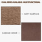 EMPSIGN Dog Bed Mat 47 Inch Reversible Warm & Cool,Washable Dog Crate Bed with Egg Crate Foam Support, Pet Sleeping Mat for Large Medium Small Dogs, Fluffy Kennel Pad(Brown)