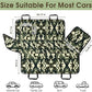 Dog Car Seat Cover, Durable Waterproof Scratch Proof Nonslip Dog Hammock, Pet Back Seat Covers with Pocket for Cars SUVs and Trucks - S, Camouflage
