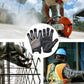 HANDLANDY Mens Work Gloves Touch screen, Utility Mechanic Gloves, Flexible Breathable Fit- Padded Knuckles & Palm
