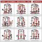 Power Rack Power Cages Multi-Function Squat Rack with Cable Crossover System Selectable More Training Attachment Weight Cage for Garage Home Gym