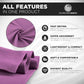 ScorchedEarth Microfiber Travel & Sports Towel Set - Quick Dry, Super Absorbent, Compact, Lightweight - for Camping, Backpacking, Hiking, Beach, Yoga, Swimming - Includes 2 Sizes + Carrying Bag & Clip