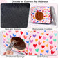 Bienbee Guinea Pig Hideout, Washable Guinea Pigs House Cozy Guinea Pigs Bed for Small Pet Bunny/Rabbit/Hamster/Chinchilla Guinea Pig Accessories Colorful Hearts
