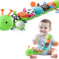 Baby Toys 0-6-12 Months,Musical Caterpillar Stuffed Animals Activity Infant Toys with Crinkle,Rattles,Mirror&Pull String,Muti-Sensory Toys Gifts for Newborn Tummy Time,Kelly Green|Leafy
