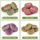ERKOON 24Pcs Bunny Chew Toys, Small Animal Molar Toys Timothy Grass Beet Sweet Potato Pumpkin Cake Treats for Guinea Pig Hamster Bunny Chinchilla Gerbil, 100% Natural Rabbit Chews and Treats