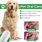 Dog Teeth Cleaning Wipes, Fights Plaque, Freshens Breath & Promotes Gum Health, No-Rinse Finger Toothbrush, Gentle & Naturally Safe, Completes Your Dog Tooth Brushing Kit, 50 Count