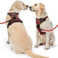 NESTROAD No Pull Dog Harness with Leash, Reflective No Choke Pet Vest Harness,Adjustable Soft Padded Dog Harness with Easy Control Handle for Medium Dogs(Checkered Red,Medium)
