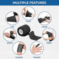 Self Adhesive Bandage Wrap - Pack of 12 Black Color, Non-Woven, Breathable & Water-Resistant Vet Wrap for First Aid, Sports Injury, Body Sprains, & Pets - 2 Inch x 5 Yards