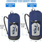 BALEINE 150L Laundry Bag Backpack, 900D Oxford Fabric Large Travel Laundry Bags with Shoulder Straps and 2 Mesh Pockets for College Dorm, Apartment, Laundromat (Navy, 150L)