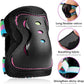 BOSONER Kids/Youth Knee Pad Elbow Pads Guards Protective Gear Set for Roller Skates Cycling BMX Bike Skateboard Inline Skatings Scooter Riding Sports