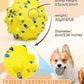 2.36'' Dog Balls for Dogs Aggressive Chewers Indestructible Tennis Durable Bouncy Interactive Dog Toy Balls for Fetch Game Floating Training(Yellow Medium)