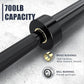 TECHNOAGE 7FT Olympic Barbell Olympic Bar Solid Chrome Barbell 700LBS Load Capacity(2-Inch Plate) for Weightlifting, Squats, Dead-Lifts, Presses, and Lunges