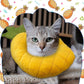 Weewooday 4 Pcs Adjustable Cat Cone Collar Soft Cat Recovery Collar Cute Kitten Fruits Shaped After Surgery Wound Elizabeth Padded Pet Neck Anti Bite Lick Dog Comfortable Smooth Texture