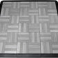 Big Floors SnapFloors 3X3RESGRAYOAKFLOOR Interlocking Lightweight Plastic Modular Dance Floor Kit (3' x 3'), Gray Oak, 21 Piece