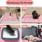 2 Pack Guinea Pig Bedding - Washable Guinea Pig Liner for Midwest Cage, Waterproof Reusable & Anti Slip Pee Pads Super Absorbent Mats for Small Animals Rabbit Hamster Rat (Pink, 48 x 24 Inch)