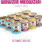 Weruva Classic Cat Food, Wowzer Meowzer Variety Pack, 10oz Cans (Pack of 12)
