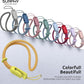 SURPHY 2 Pack Phone Lanyard for Cellphone Case, Phone Wrist Strap for Case, Cellphone Strap with 2-Color Braided, Charm Wrist Lanyard for Women and Men, Yellow & Gray