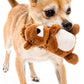Playology Dog Toys | Plush Toy Squirrel Stuffed Animal for Dogs | Small Peanut Butter Scented Toy - Easy to Clean and Made from Non Toxic Materials