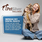 PetSilver Teeth & Gum Spray - Dog Dental & Teeth Cleaning Spray for Plaque & Tartar Build-Up Reduction - Natural Breath Freshener for Dogs and Cats - Patented Chelated Silver - Made in The USA - 4 oz