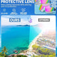 Swim Goggles, Frameless Wide View Swimming Goggles, Anti-Fog Anti-UV No Leaking Pool Goggles for Men Women Adult