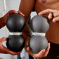 Fitness Infinity Roller, Peanut Foam Massage Ball, Large 8-Inch Double Exercise Roller (Gray - Standard)