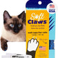 Soft Claws Cat Nail Caps for Large Cats – (40 Caps, Blue) - Made in USA - Veterinarian-Developed | Protects Furniture & Skin - Easy to Apply, Long-Lasting Anti-Scratch Soft Cat Claw Covers.