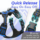 Eagloo Dog Harness Small Sized Dog, No Pull Service Vest with Reflective Strips and Control Handle, Adjustable and Comfortable for Walking, No Choke Pet Harness with 2 Metal Rings, Blue, S