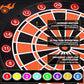 Electronic Dartboard, Electric Dart Boards for Adults,Electronic Scoreboard, Light-Up Led Display, 12 Darts Soft Tip Professional Dart Board and Extra Tips, Up to 8 Players