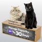 (Upgraded) Popur X5 Self Cleaning Cat Litter Box - Unique Open Top Split System - Automatic Litter Scooping Robot, Odor-Seal, 24 Inch Tray, 30-Day Capacity, 33 lbs. Load, 99% Leakproof (Cardboard Bin)