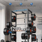 Sportsroyals Power Cage,1600lbs Multi-Function Power Rack with Adjustable Cable Crossover System and More Training Attachment, Weight Cage for Home Gym