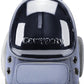 Cat Backpack Carrier, Breathable Cat Carrier Large Space Bubble Pet Backpack for Kitty Small Dog up to 12lbs, Transparent & Foldable Pet Carrier for Travel Hiking (Blue