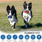 Aliceset 2 Pcs Dog Toys for Aggressive Chewers Tough Durable Indestructible Puzzle Interactive Dog Cognitive Chew Toys with Beef Flavor, Safe Rubber Bone Shape Enrichment Gift to Keep Them Busy
