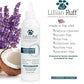 Lillian Ruff Ear Cleaner & Otic Wax Solvent for Dogs with Tea Tree Oil, Bee Propolis & Aloe - Coconut and Lavender Scent - Dissolve Wax and Combat Ear Odors - Safe for Sensitive Ears (4oz)