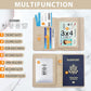 Melsbrinna Rfid Passport Holder for Travel women/Men, Cute Passport Wallet Rfid Blocking Card Slots, Rfid Passport Cover/CaseTravel Wallet, Passport Book Holder (1, Beige)