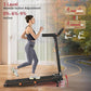 Treadmill with Incline, 3 in 1 Under Desk Treadmill Walking Pad with Removable Desk Workstation 3.5HP Foldable Compact Walking Treadmills for Home Small Office with Wristband Remote Control