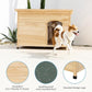 Large Solid Wooden Dog House,Suitable for Both Indoor and Outdoor, Suitable for Large Dogs and Animals of The Following Size, Easy to Clean,Can DIY,45.75" W x 31.25" D x 32.5" H