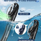 Aegend Dry Snorkel, Dive Mask Easy-Breath Free Diving Snorkel for Snorkeling Scuba Diving Freediving Swimming, with Top Dry Valve and Food-Grade Silicone Mouthpiece