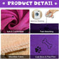 Chumia 4 Pcs Dog Towels for Drying Dog Puppy Bulk Microfiber Absorbent Paw Towel Pet Bathing Supplies Quick Drying for Medium Cats Pets Shower(24 x 40 Inch,Dark Purple,Purple,Pink,Yellow)