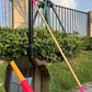 5ft Yoga Stick from Natural Bamboo with Non-Slip Handle-Stretching Stick for Mobility, Flexibility,Exercise,Workout, Physical Therapy,Pilates,Balance Fitness-Access Online Video Guide Without Any Info