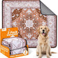 Washable Pee Pads for Dogs: 2 Pack Reusable 31"x36" Waterproof & Leakproof Puppy Pads, Non-Slip Whelping & Potty Training for Floor, Playpen, Crate, Couch