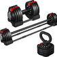 Yaheetech Adjustable Dumbbell Set Free Weight Dumbbells 40lbs/52.5lbs/90lbs Fast Adjust Dumbbells Dumbbell Weight Set, with Tray for Men/Women Strength Training Equipment
